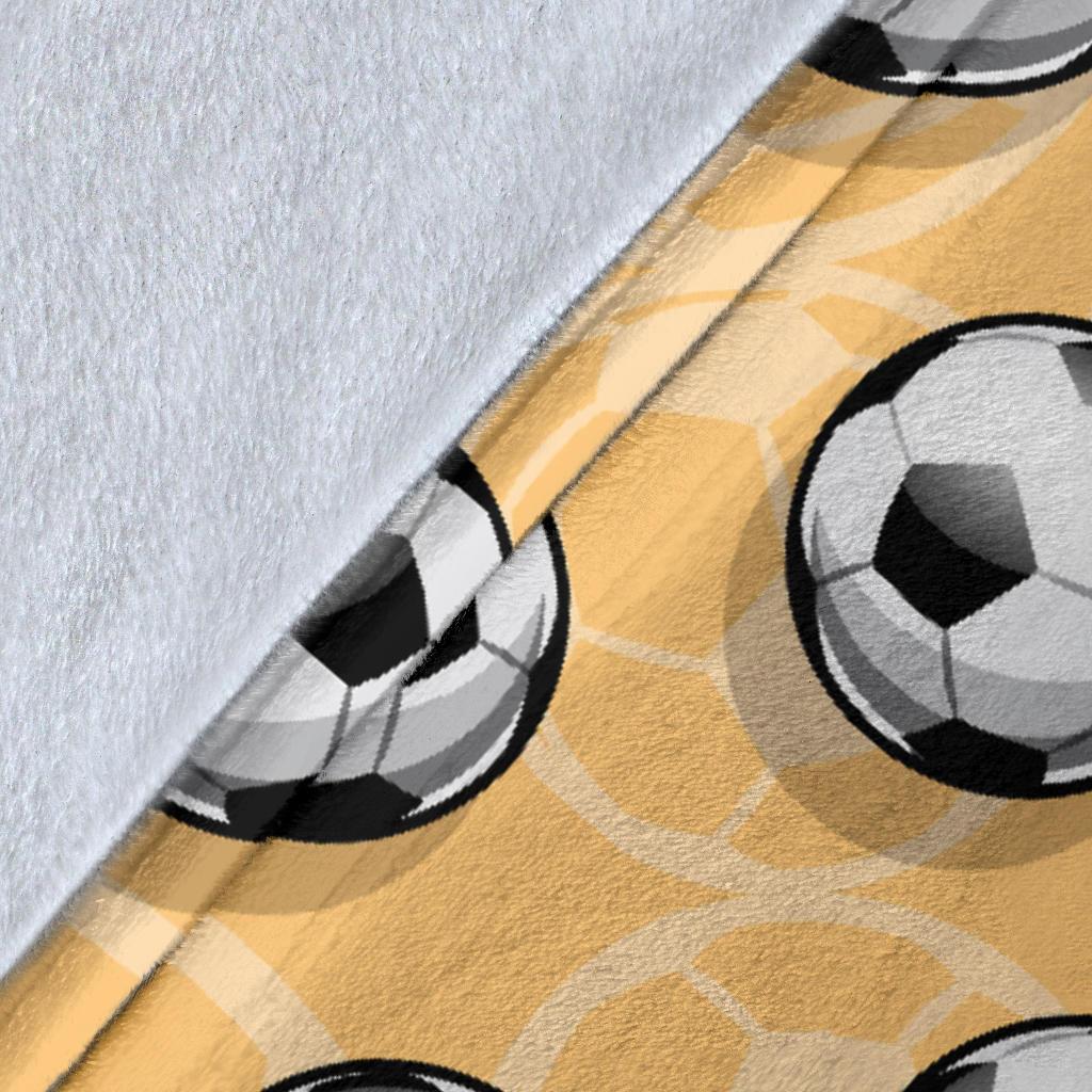 Pattern Print Soccer Blanket-grizzshop