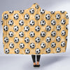 Pattern Print Soccer Hooded Blanket-grizzshop