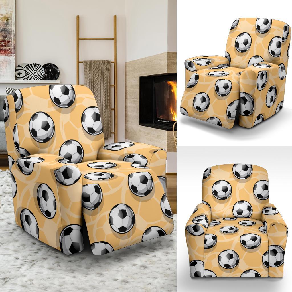 Pattern Print Soccer Recliner Cover-grizzshop