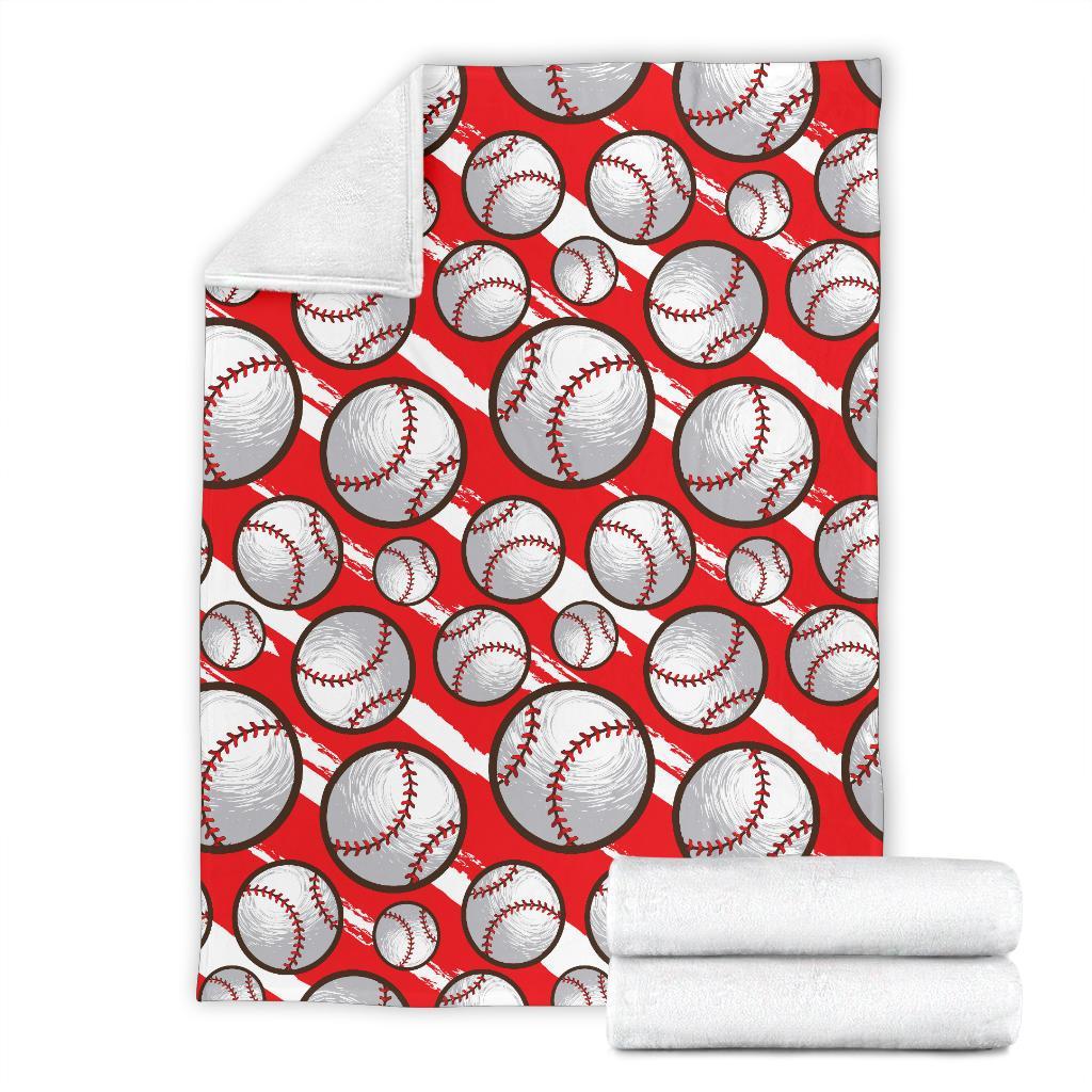 Pattern Print Softball Blanket-grizzshop