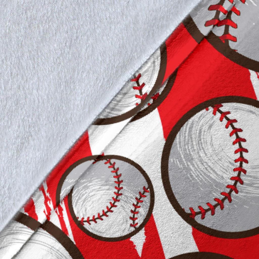 Pattern Print Softball Blanket-grizzshop