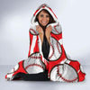 Pattern Print Softball Hooded Blanket-grizzshop