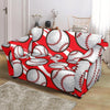 Pattern Print Softball Loveseat Cover-grizzshop