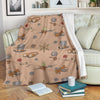 Pattern Print Steampunk Blanket-grizzshop