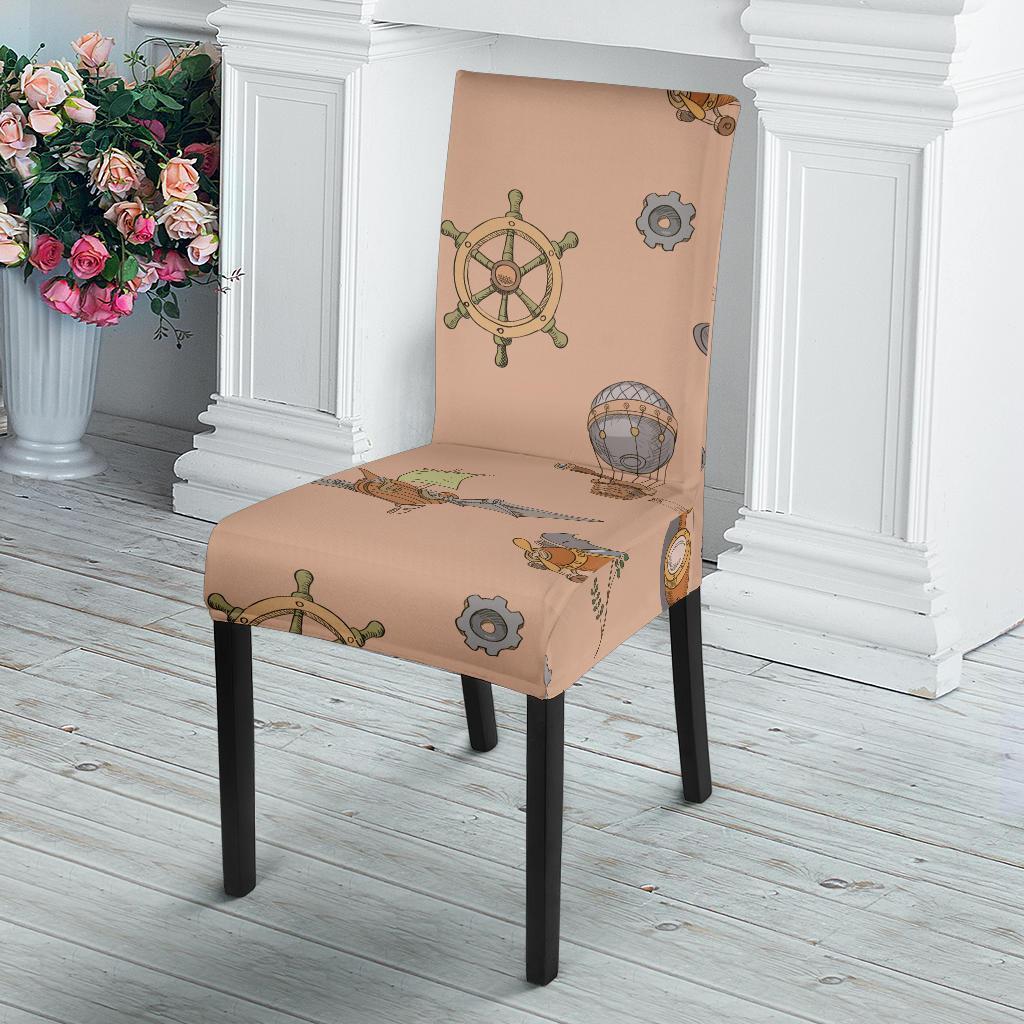 Pattern Print Steampunk Chair Cover-grizzshop