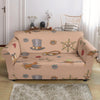 Pattern Print Steampunk Loveseat Cover-grizzshop