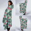 Pattern Print Strawberry Hooded Blanket-grizzshop