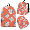 Pattern Print Sudoku Backpack-grizzshop