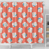 Pattern Print Sudoku Bathroom Shower Curtain-grizzshop