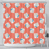 Pattern Print Sudoku Bathroom Shower Curtain-grizzshop