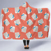Pattern Print Sudoku Hooded Blanket-grizzshop