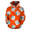 Pattern Print Sudoku Men Women Pullover Hoodie-grizzshop