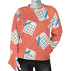 Pattern Print Sudoku Women's Sweatshirt-grizzshop