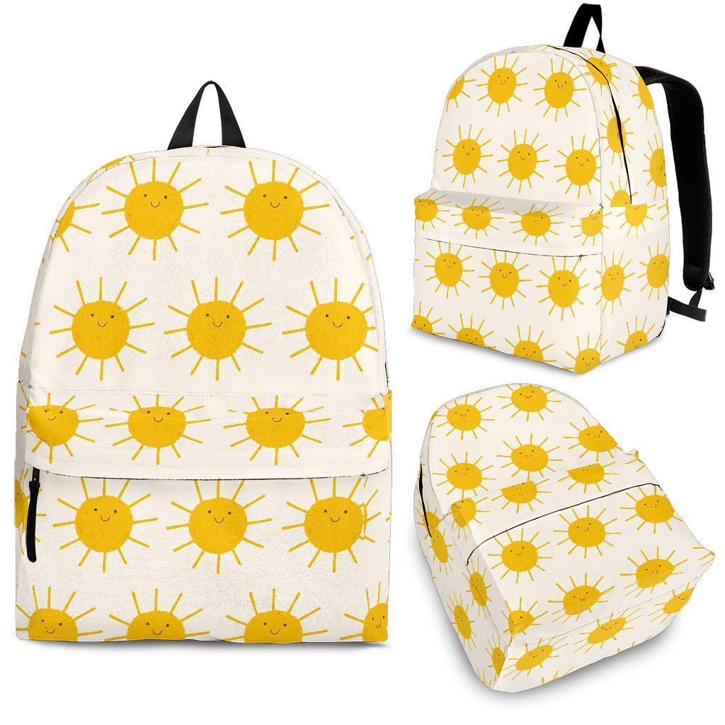 Pattern Print Sun Backpack-grizzshop