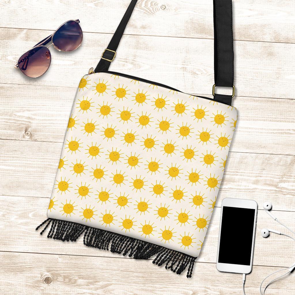 Pattern Print Sun Crossbody bags-grizzshop