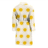 Pattern Print Sun Men Long Robe-grizzshop