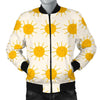 Pattern Print Sun Men's Bomber Jacket-grizzshop