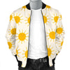 Pattern Print Sun Men's Bomber Jacket-grizzshop