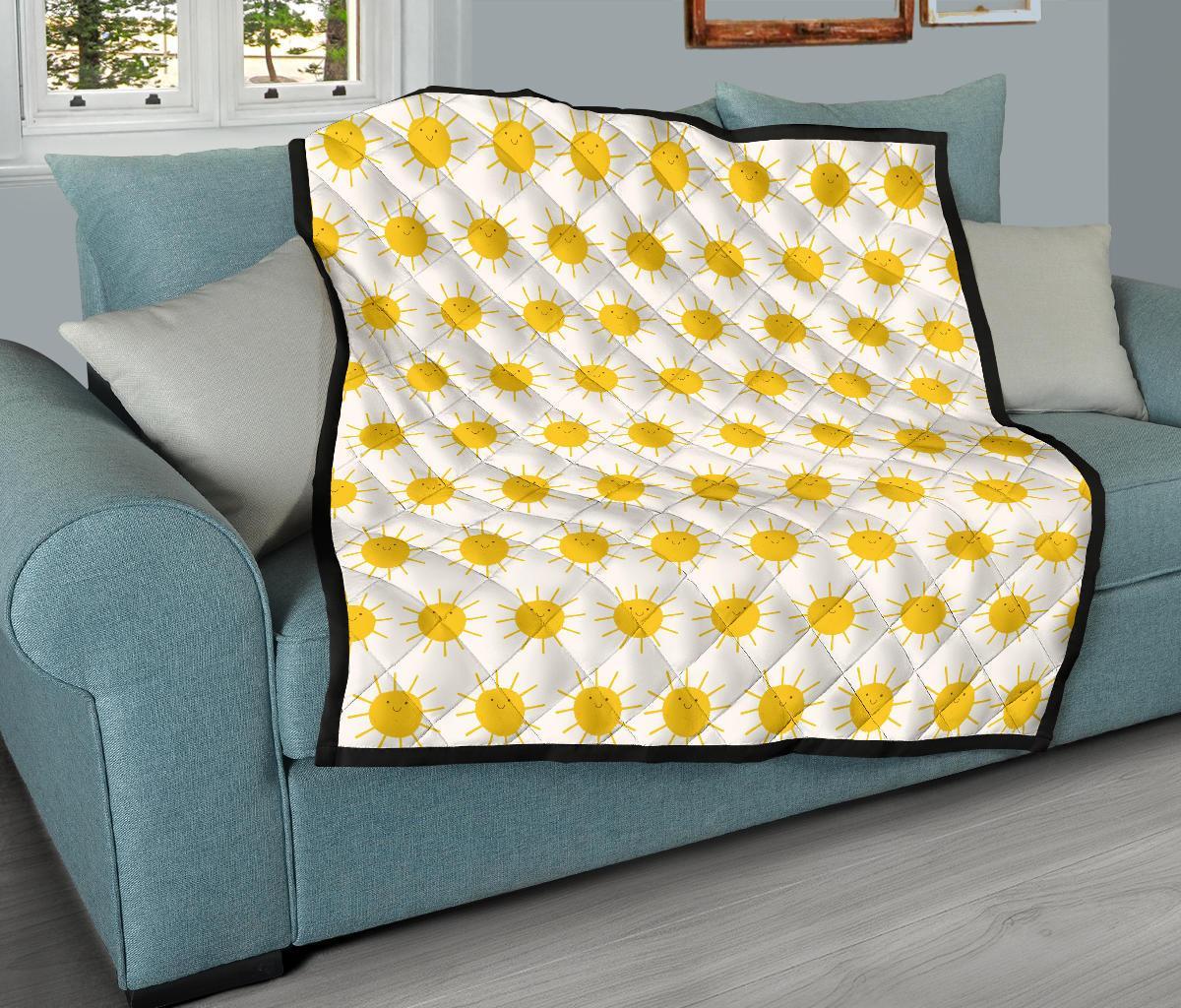 Pattern Print Sun Quilt-grizzshop