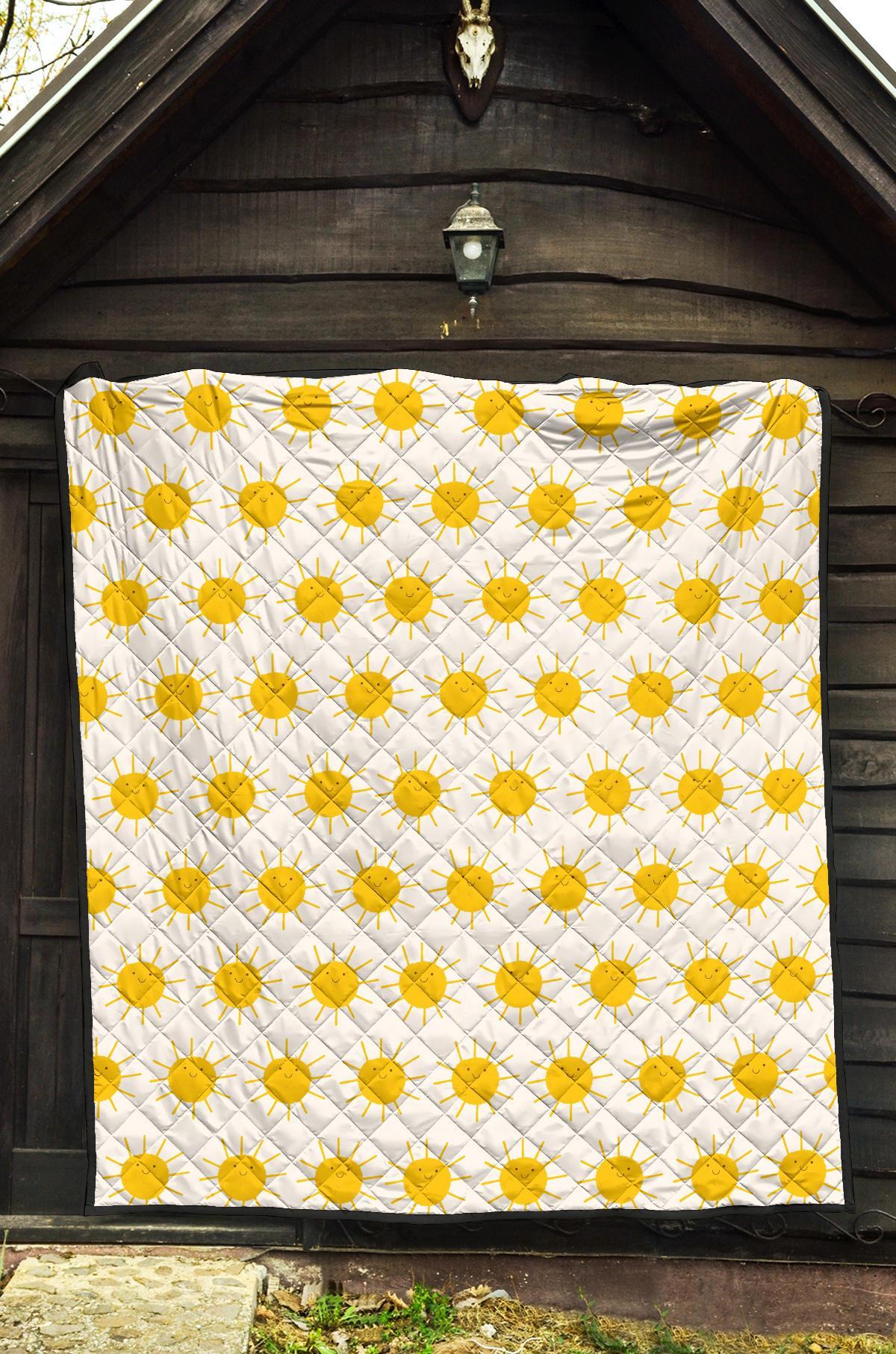 Pattern Print Sun Quilt-grizzshop