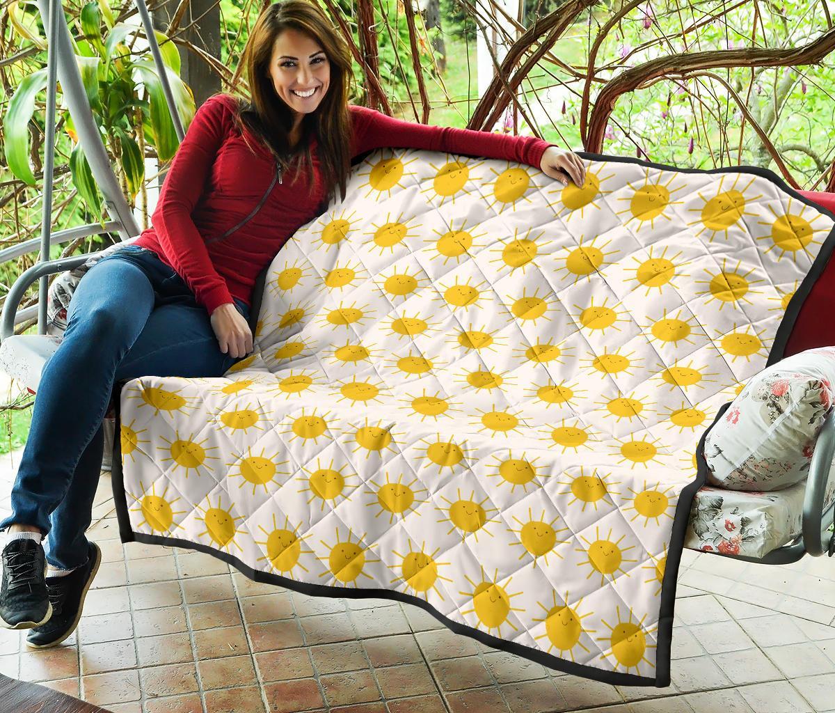 Pattern Print Sun Quilt-grizzshop