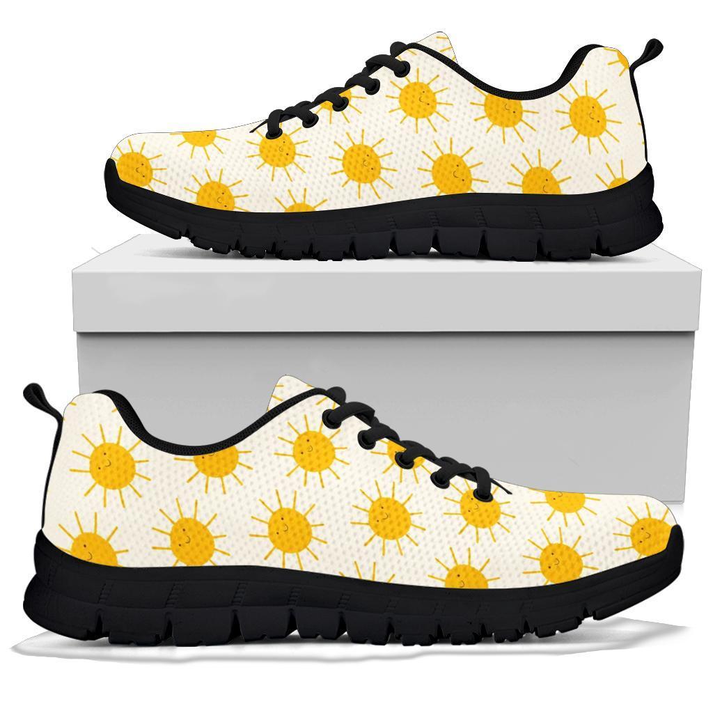 Pattern Print Sun Sneaker Shoes For Men Women-grizzshop