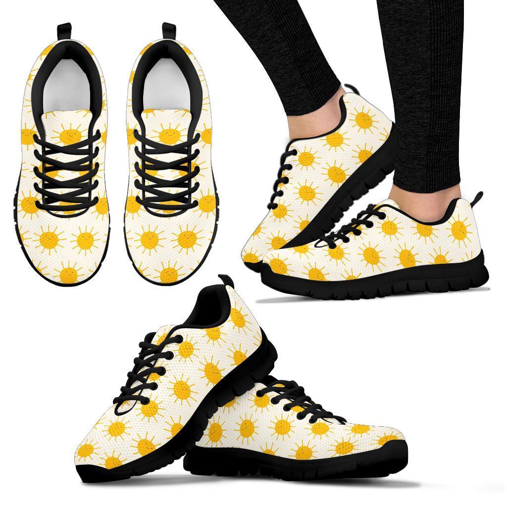 Pattern Print Sun Sneaker Shoes For Men Women-grizzshop