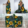 Load image into Gallery viewer, Pattern Print Sunflower Cartoon Hooded Blanket-grizzshop