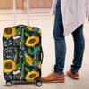 Pattern Print Sunflower Cartoon Luggage Cover Protector-grizzshop