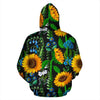 Pattern Print Sunflower Cartoon Men Women Pullover Hoodie-grizzshop