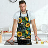 Pattern Print Sunflower Cartoon Men's Apron-grizzshop