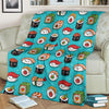 Pattern Print Sushi Blanket-grizzshop