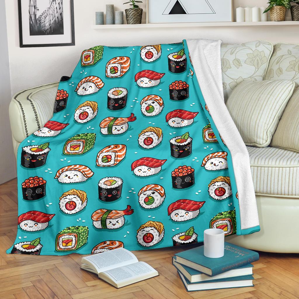 Pattern Print Sushi Blanket-grizzshop