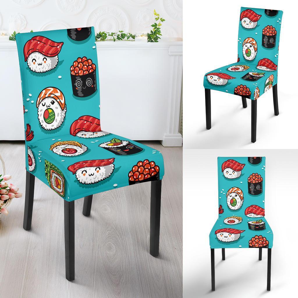 Pattern Print Sushi Chair Cover-grizzshop