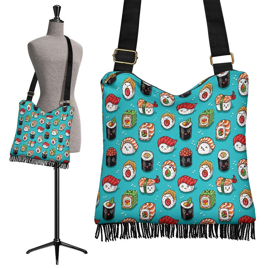 Pattern Print Sushi Crossbody Bags-grizzshop