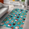 Pattern Print Sushi Floor Mat-grizzshop