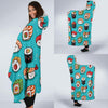 Pattern Print Sushi Hooded Blanket-grizzshop