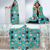 Pattern Print Sushi Hooded Blanket-grizzshop