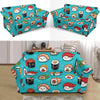 Pattern Print Sushi Loveseat Cover-grizzshop