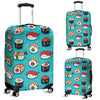 Pattern Print Sushi Luggage Cover Protector-grizzshop