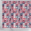 Pattern Print Swedish Bathroom Shower Curtain-grizzshop