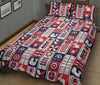 Pattern Print Swedish Bed Set Quilt-grizzshop