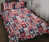 Pattern Print Swedish Bed Set Quilt-grizzshop