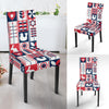 Pattern Print Swedish Chair Cover-grizzshop