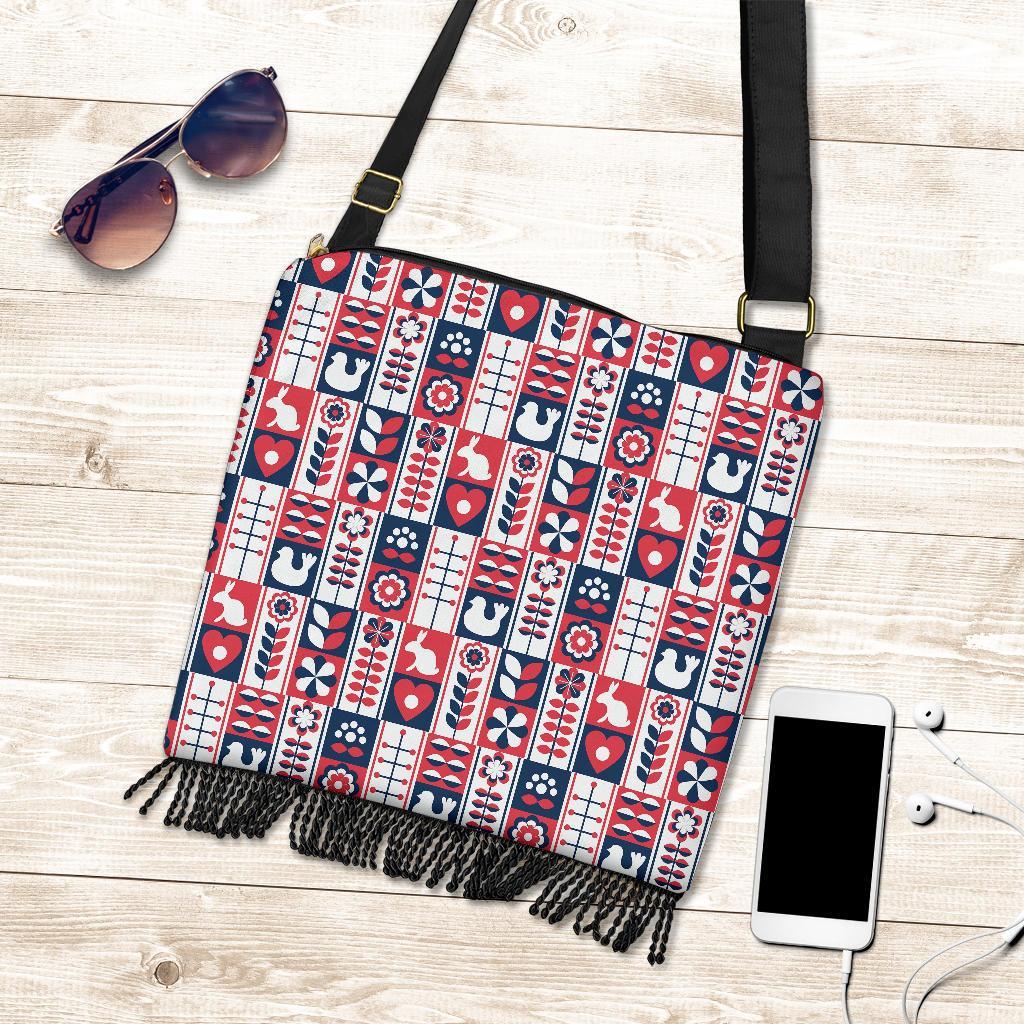 Pattern Print Swedish Crossbody bags-grizzshop