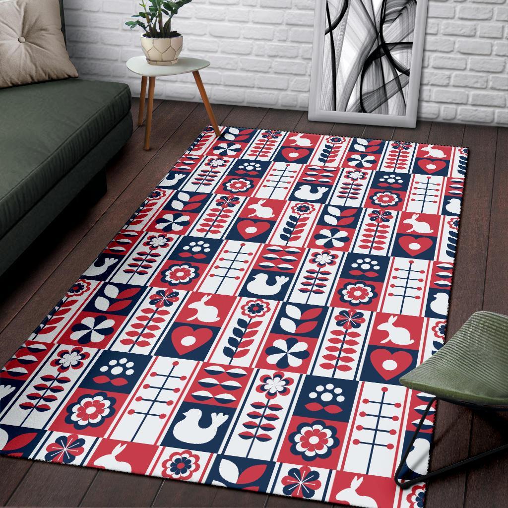 Pattern Print Swedish Floor Mat-grizzshop