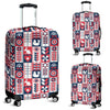 Pattern Print Swedish Luggage Cover Protector-grizzshop