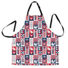 Pattern Print Swedish Men's Apron-grizzshop