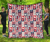 Pattern Print Swedish Quilt-grizzshop