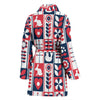 Pattern Print Swedish Women Long Robe-grizzshop